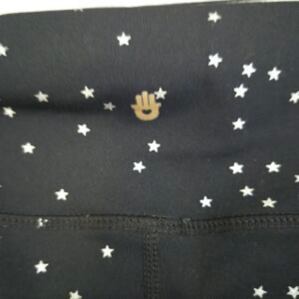 Girls Black Sparkle Leggings - Picture 5 of 7